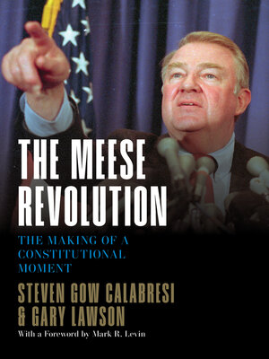 The Meese Revolution - ebook
